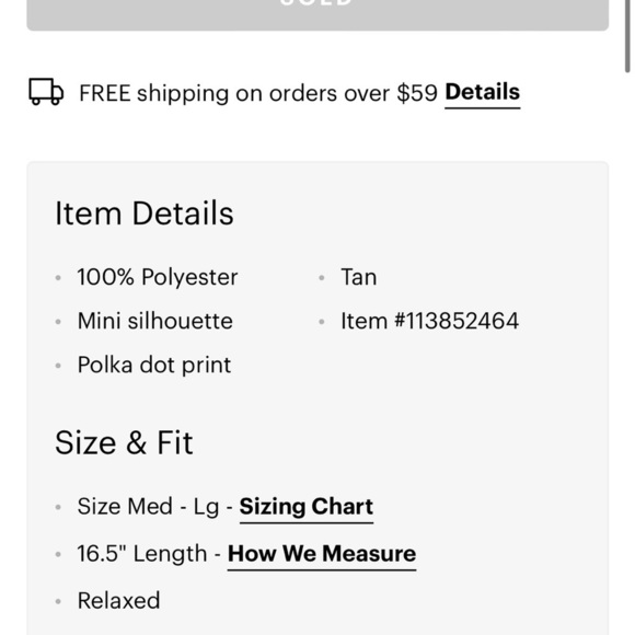 AMERICAN Apparel polka dot skirt - Picture 3 of 3